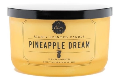 DW Home Vonná svíčka ve skle Ananasový Sen - Pineapple Dream, 14,8oz