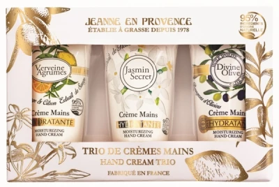 Jeanne en Provence Dárková sada krémů na ruce, 3x75ml