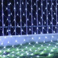 ISO 11341 Vianočný LED svetelná sieť - 260 x 200 cm, 160 diód, studená biela