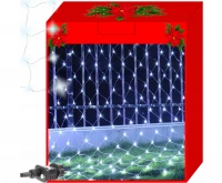 ISO 11341 Vianočný LED svetelná sieť - 260 x 200 cm, 160 diód, studená biela