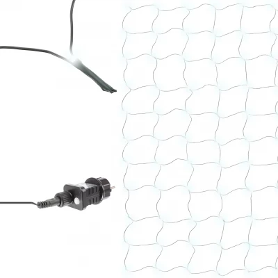 ISO 11341 Vianočný LED svetelná sieť - 260 x 200 cm, 160 diód, studená biela