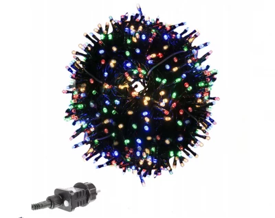 ISO 11506 Vánoční osvětlení 300 LED, 2.48W multicolor 33 m