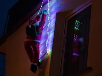 ISO Santa Claus na rebríku 95 LED, 240 cm