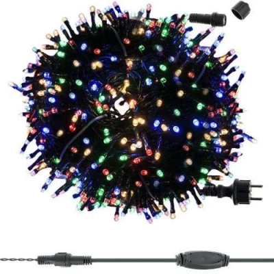ISO 11367 Vánoční osvětlení 300 LED, 9W multicolor 31.6 m