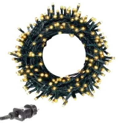 ISO 11501 Vánoční osvětlení 100 LED, 1.9W telý bílý 13 m