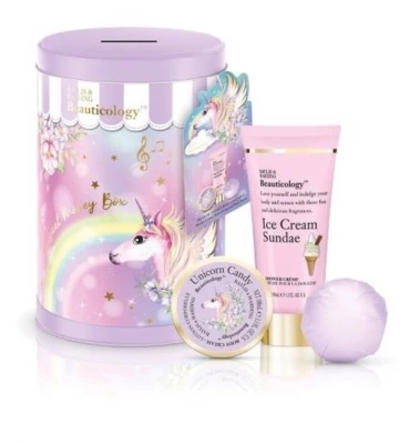 Baylis & Harding Dárková sada péče o tělo v kasičce - Unicorn - 3ks