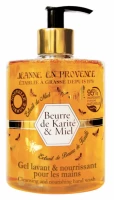 Jeanne en Provence Umývací gél na ruky - Bambucké maslo a med, 500ml