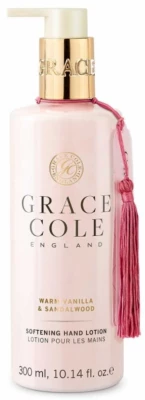 Grace Cole Jemné mlieko na ruky - Warm Vanilla & Sandalwood, 300ml