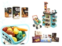 KIK KX6395 Detský supermarket s vozíkom a príslušenstvom