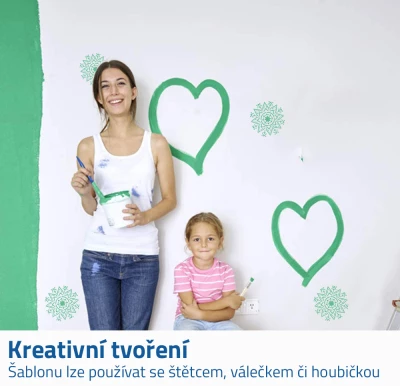 GFT Šablóna na maľovanie - mandala