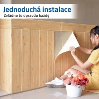 GFT 3D tapeta - světlé dřevo