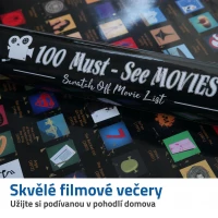 GFT Seškrabávací plagát - 100 filmov, ktoré musíte vidieť