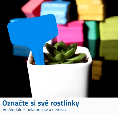 GFT Štítky k rostlinám - modrá