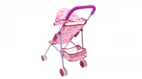 KIK Golfový kočárek pro panenky růžový