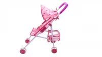 KIK Golfový kočárek pro panenky růžový