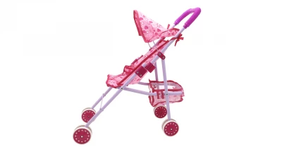 KIK Golfový kočárek pro panenky růžový