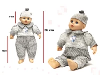 KIK Panenka Filip 36 cm se zvuky