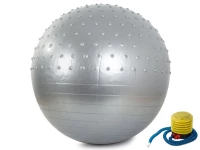 Verk 14284 Gymnastická lopta s pumpičkou 75 cm strieborný