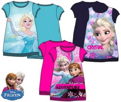 Javoli Dětské šaty úplet Disney Frozen vel. 104 tmavě modré I