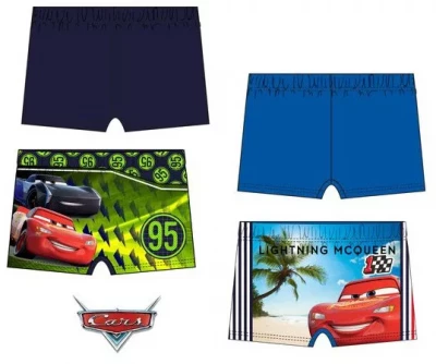 Javoli Chlapčenské plavky boxerky Disney Cars veľ. 94 svetlomodré