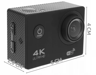 ISO 9101 Kamera 4K ULTRA HD, Wifi 32GB černá bazar
