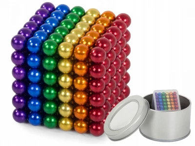 Verk NeoCube 3mm 216 magnetů barevné BOX