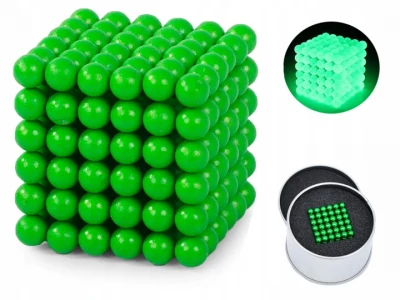Verk NeoCube 3mm 216 magnetů svítící ve tmě BOX