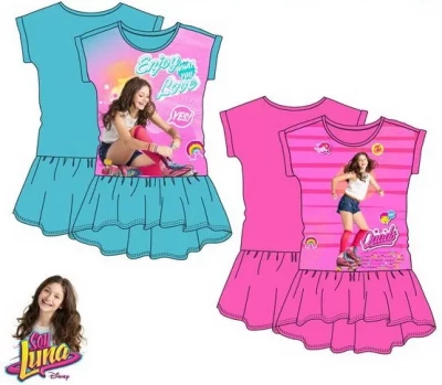 Javoli Dětské šaty Disney Soy Luna vel. 116 růžové
