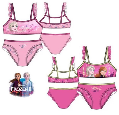 Javoli Dvojdílné plavky Disney Frozen vel. 116 tmavě růžové II