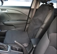 KIK Poťah pre psov do auta na predné sedadlo čierny