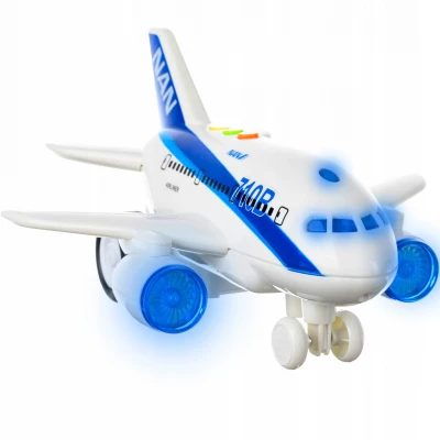 ISO 11609 Letadlo dopravní 20 cm na setrvačník na baterie se světlem a zvukem