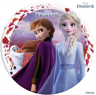 Javoli Papírové talíře Disney Frozen 23 cm - 8 ks