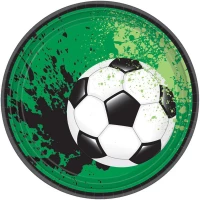 Javoli Papírové talíře Fotbal 18 cm - 8 ks II