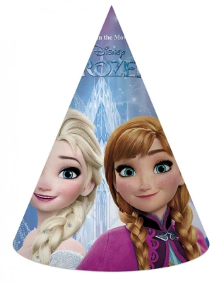Javoli Papierová párty čiapočka Disney Frozen 6 ks