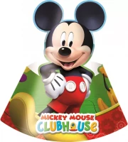 Javoli Papierová párty čiapočka Mickey Mouse 6 ks