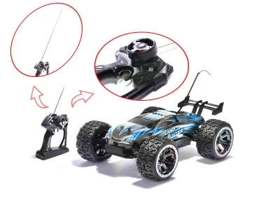 KIK RC auto 1:12 Land Buster Monster Truck 2.4GHz - modrý