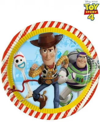 Javoli Papierové taniere Toy Story 23 cm - 8 ks