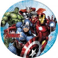 Javoli Papierové taniere Avengers 23 cm - 8 ks