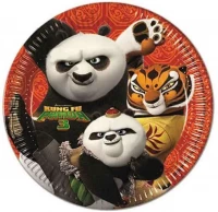 Javoli Papírové talíře Kung fu Panda 23 cm - 8 ks