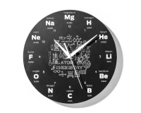 Master Hodiny pre chemika 30 cm čierne