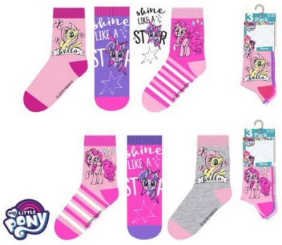 Javoli Dětské ponožky My Little Pony vel. 23/26 3 páry