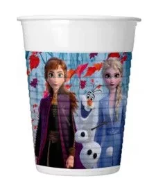 Javoli Plastové kelímky Disney Frozen II 200 ml 8 ks