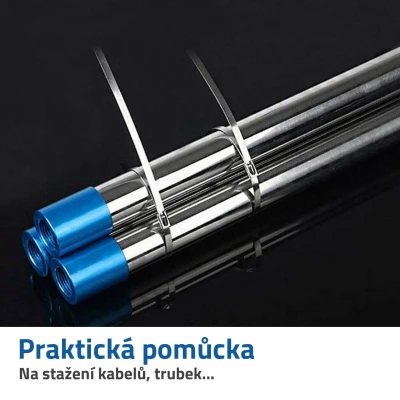 GFT Sťahovacie pásky - kovové 10 cm