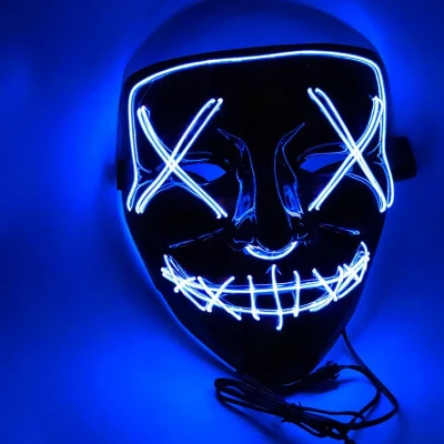 Pronett XJ3432 Děsivá svítící maska- color