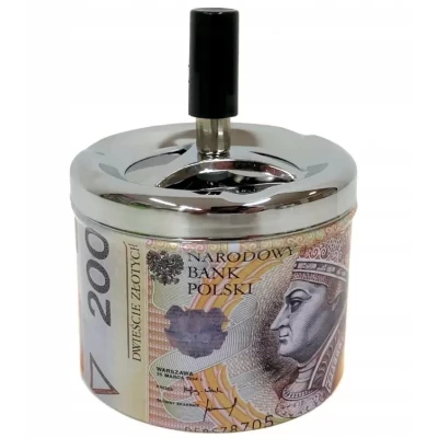 Pronett XSM1148 Cigaretový popolník otočný kov mix