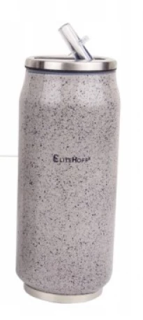 Elitehoff E-8209 Termoska plechovka 400 ml šedá