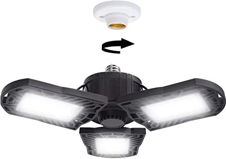 Fedus 20108 LED deformovatelné garážové svítidlo trojkřídlé