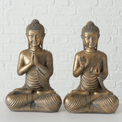 Boltze Dekorativní soška meditující Buddha Briosa 1 ks