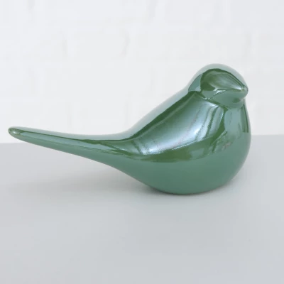 Boltze Dekorativní porcelánová soška ptáček Perly 1 ks