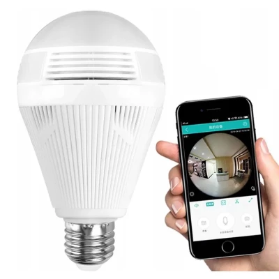 Pronett SMART WIFI IP Panoramatická kamera v žárovkce E27